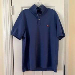 Vineyard Vines Classic Fit Blue Polo